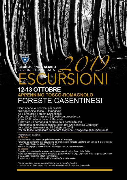 12-13 OTTOBRE - APPENNINO TOSCO ROMAGNOLO - FORESTE CASENTINESI