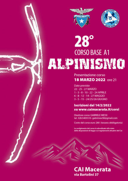 A1 2022 - 28° CORSO BASE ALPINISMO