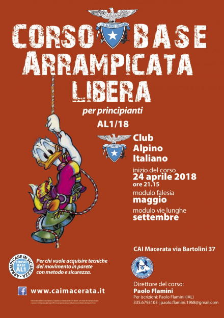 AL1 CORSO ARRAMPICATA LIBERA