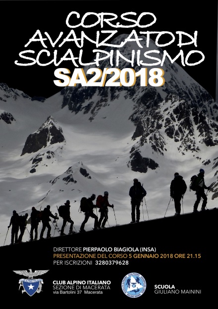 SA2 2018 - CORSO SCIALPINISMO AVANZATO